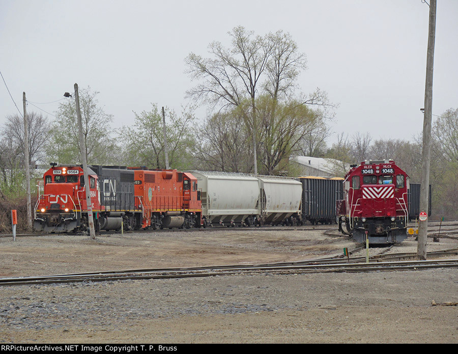 IC 9564, EJE 703, and HLCX 1048